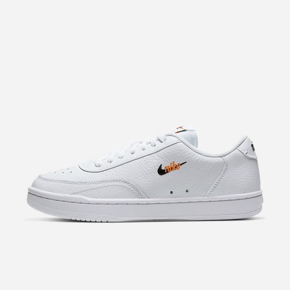 Sneakers Nike Court Vintage Premium Blanche 3694-057 White/Total Orange/Black Femme | IBX-10779084